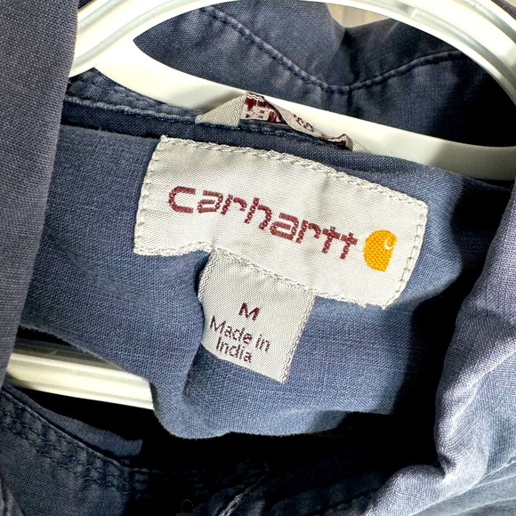 Carhartt Relaxed Fit Button Down Shirt Medium - Picture 8 of 10